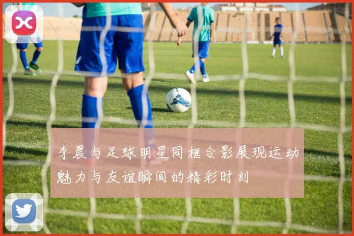 李晨与足球明星同框合影展现运动魅力与友谊瞬间的精彩时刻